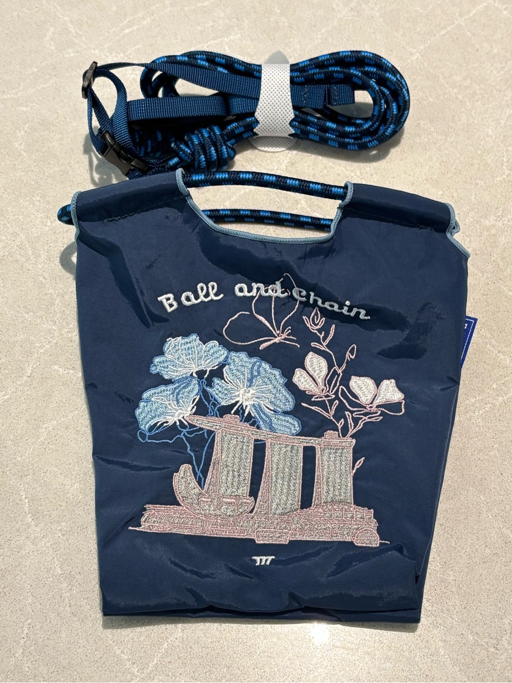 Ball & Chain x Marina Bay Sands Singapore Small Embroidered Crossbody Bag Luxe